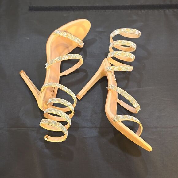 BRAND NEW GLAZE WOMEN’S RHINESTONE EMBELLISHMENTS SANDAL - Picture 13 of 15